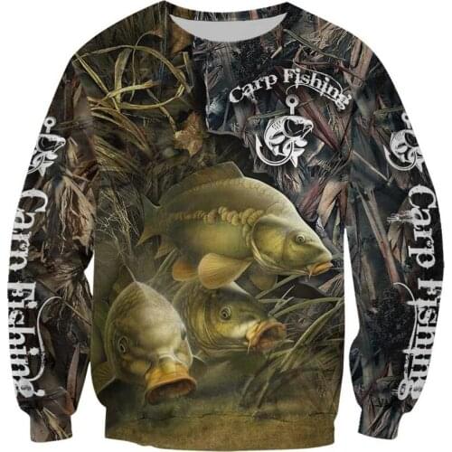 2020 Fashion Men Hoodie Cool Carp Fishing 3D Printed Harajuku Sweatshirt Unisex Casual Pullover Hoodies Sudadera Hombre KJ085