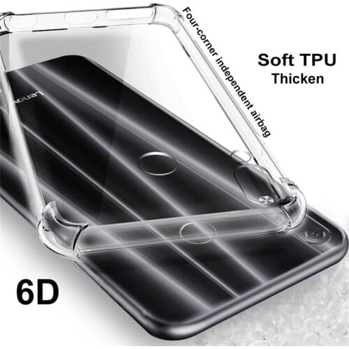 Soft TPU Silicone Transparent Case For Lenovo Z6 Llite Youth Pro Z5S Z5 K8 Plus Note Crystal Clear Shockproof Full Cover Case