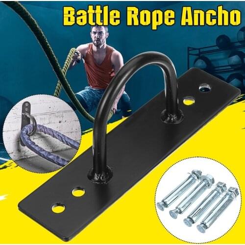 Battling Rope Anchor Strap Kit Wall-mounted Yoga Ring Hook Hammock Sandbag Holder with Expansion Screw
