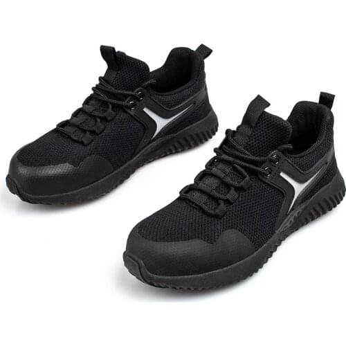 2021 Non-slip Mens Work Shoes Safety Shoes Boots Steel Toe Anti-smash And Anti-puncture Outdoor Protective Sports Shoes