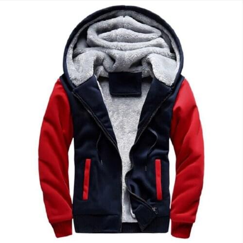 2021New Mens Pullover Winter Workout Fleece Hoodie Full Zip Wool Warm Thick Coats Jackets