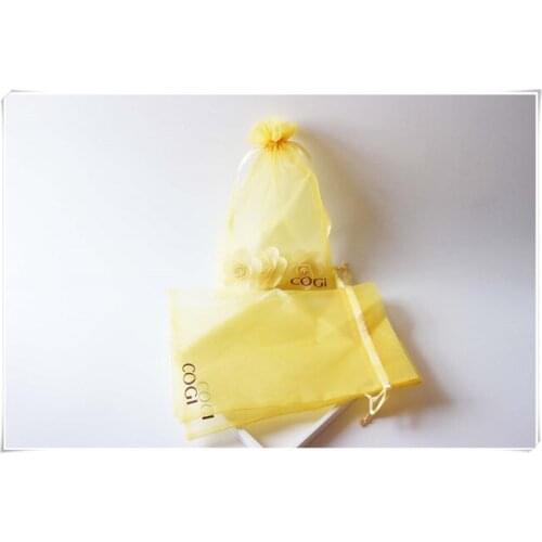 OEM organza bag Any size Silver Butterfly Organza pouch Gift bag Candy Bags Jewellry Package Pouch