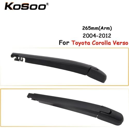 KOSOO Auto Rear Car Wiper Blade For Toyota Corolla Verso,265mm 2004-2012 Rear Window Windshield Wiper Blades Arm,Car Accessories