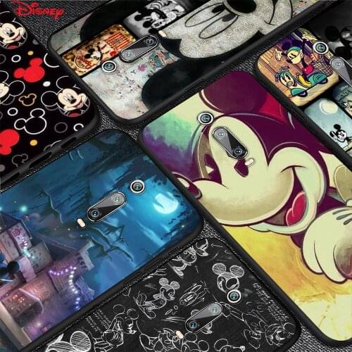 Disney Mickey Mouse Silicone Cover For Xiaomi Redmi 9T 9 9C 9A 9AT 9i 8 8A 7 6 Pro 7A 6A 5 5A 4X Plus Phone Case