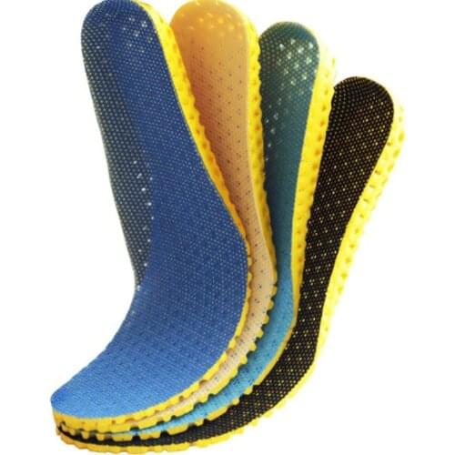 Orthopedic Pad Memory Foam Shoe Pad Stretch Breathable Unisex Insoles For Shoes Sole Deodorant Running Cushion Insoles For Feet