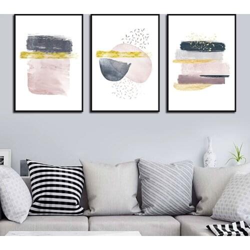 Freshening Canvas Painting Gifts Wall Picture Minimalist Style Beautiful Print Wall Art Poster for Corridor Living Room Decor