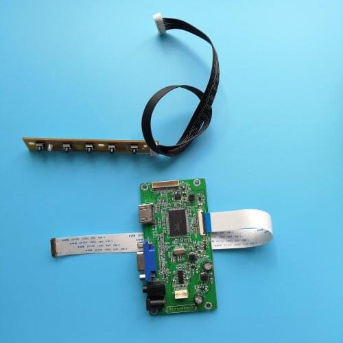 VGA LCD EDP Controller Board driver Kit diy 30pin for LED LP156WF6(SP) 1920*1080 15.6inch display monitor cable