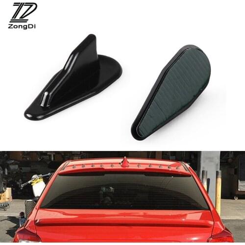 ZD 10Pcs Car Roof Shark Fins Spoiler Wing for Audi A4 B6 B8 VW Passat B5 B7 Skoda Octavia A7 A5 Renault Megane 2 3 Ford Focus
