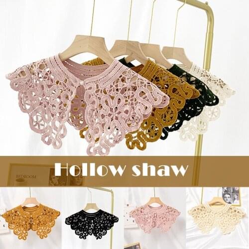 Womens Collar Shawl Pure Color Detachable Shirt Blouse Sweatshirt Accessories Top Quality Beautiful Womens Bandana Foulard