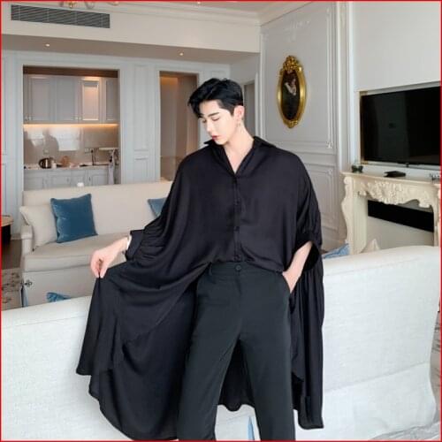 ZWTY Men's Long Shirts