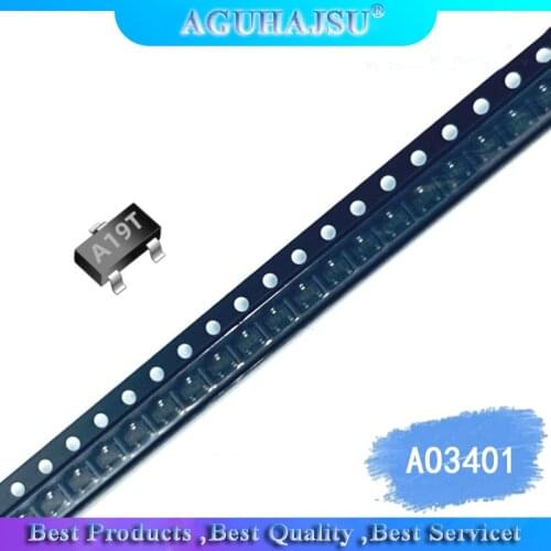 100pcs/lot AO3401 SOT23 SMD A19T new and original IC In Stock