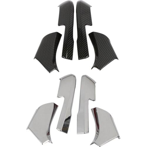 4Pcs Car Rearview Mirror Cover Sticker Decoration Trim for Toyota Rav4 2019-2021 Exterior Door Mirror Strips Trim
