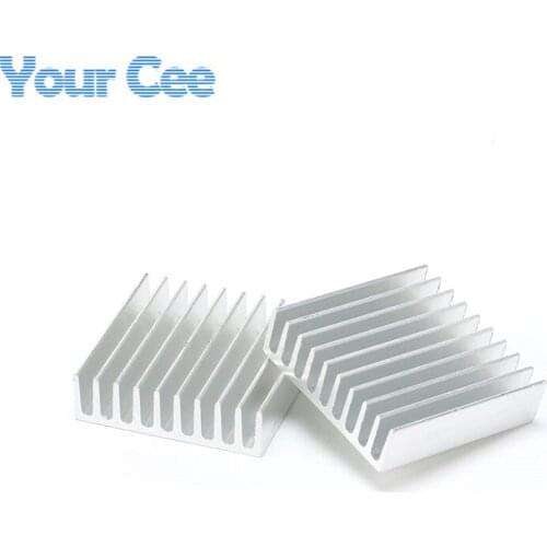 5 pcs Heat Sink Cooling Fin Aluminum Radiator Heatsink Cooler for IC Chip LED 35*35*10mm 35X35X10mm
