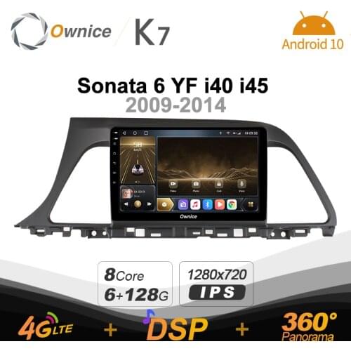 Ownice 8Core DSP Android 10.0 Car DVD Player 4G LTE For Hyundai Sonata 2014-2017 6G+128G Autoradio Navigation GPS Stereo Radio