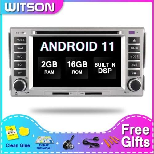 WITSON DSP 2GB 16 2Din Android 10 Car Multimedia Player For Android 10 For HYUNDAI SANTA FE(2008-2010) Radio Audio GPS Glon