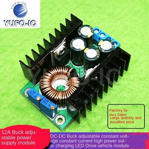 Free Ship 1PCS The Adjustable Power Supply Module 12A Buck 24V Go 12V LED Driver 300W with Charging Indicator x-0.8
