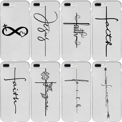 God First Faith Jesus Text Cover Case for Xiaomi Redmi K20 K30 4X 4A 5A 6A 7A 8A 9C 9A Pro Plus