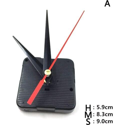 1Set DIY Hanging Quartz Watch Silent Wall Clock Movement Quartz Repair Movement Clock Mechanism Parts With Needles