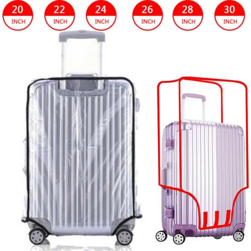 Luggage Case Suitcase Protective Cover Transparent Cover 20 22 24 26 28 30 Dust Bag Covers Case For Travel Suitcase Accessories