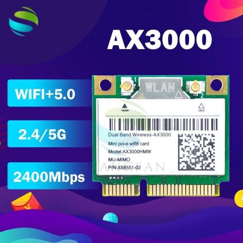 FOR INTEL Dual Band Wireless TL-8265D2W 8265AC half Mini PCI-e BT4.2 802.11AC 2.4G&5G Wireless card