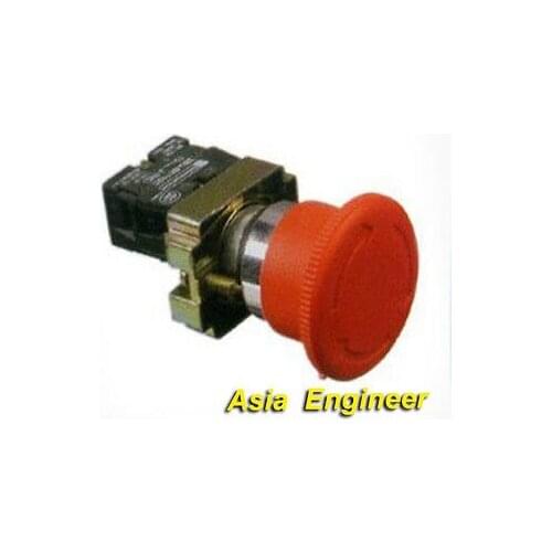 Emergency Stop Switch Push Button N/C LAY5BS442