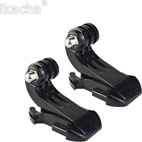 2pcs J Hook Buckle Vertical Surface Mount Quick Release For GoPro Hero 6 Hero Sport Camera For Gopro Accessories