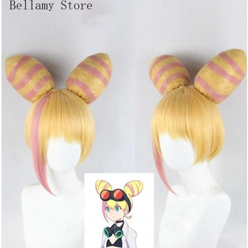 Move PROMARE Lucia Fex Cosplay hairwear Wig+Wig Cap