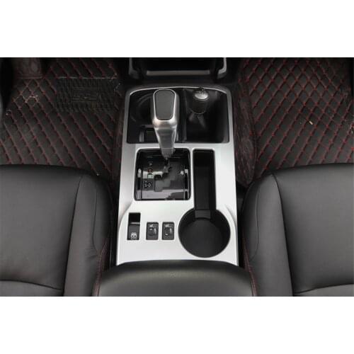 Gear/four-wheel Drive Control Water Cup Panel Cover Sticker for Toyota 4Runner 2010+ TRD Car Accessories Interior Decoration