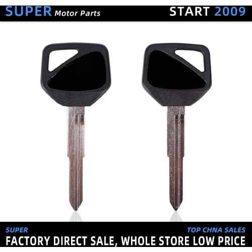 NEW Black Blank Key Embryo Uncut for HONDA CB400 VTEC vtec400 CB600 CB1000 Motorcycle Keys Free Shipping