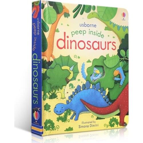 Original English Educational Picture Books Peep Inside Dinosaurs For Baby Early Childhood best gift For Children