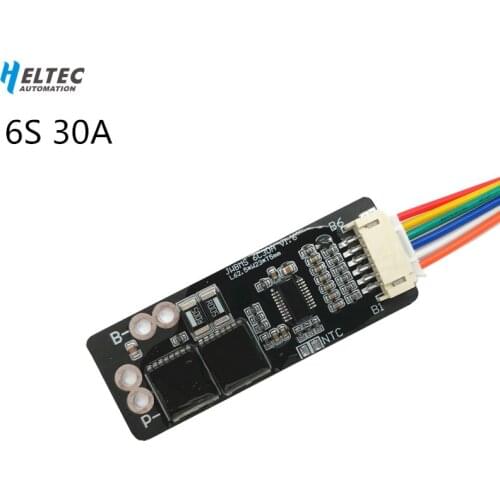 6S 30A BMS Board with NTC for 3.7V Ternary Lithium Battery Protection Board/BMS 7S
