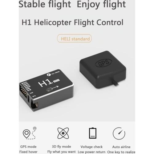 Fly Wing H1 Helicopter Flight Controller 3D Flybarless Gyro System For ALIGN T-REX SAB GAUI Scale Helicopter