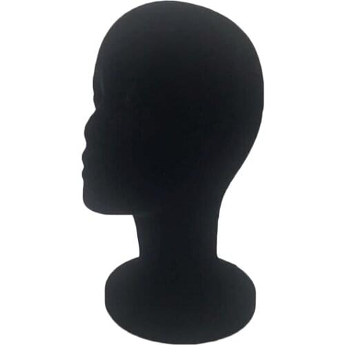 Foam Head Styrofoam Mannequin Head Model Hat Wig Holder Display Stand Rack for Salon Shop Painting Head Models