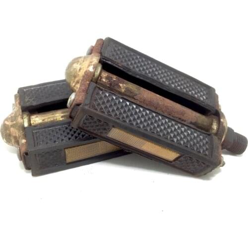 Q035 retro bike riding supplies vintage pedal / traditional old-fashioned pedal (copper) 26-inch / 28-inch bicycle accessories