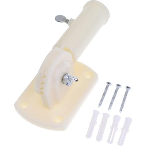 Adjustable Flag Holder, 180 Degrees, For Screwing On Wall Mount For Flagpole