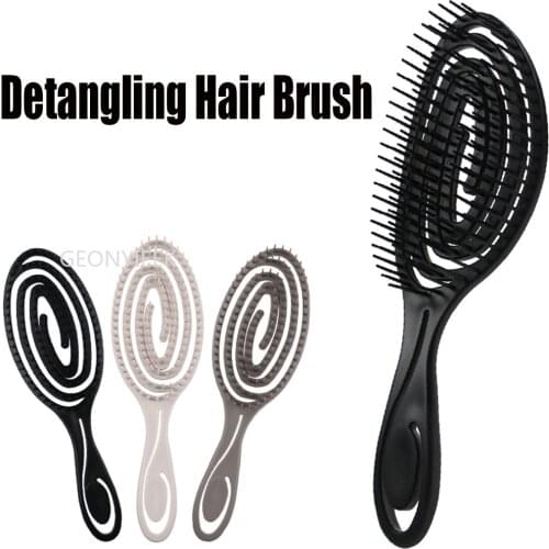 Hair Brush Detangling Brush Scalp Massage Hair Comb Detangler Hairbrush for Dry Wet Curly Hair Home Barber Accessories