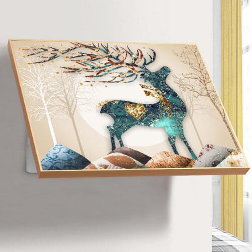 Nordic Wall Art Electric meter Box Decoration Paintings Poster With Frame For Home LivingRoom decor picture mural lamina