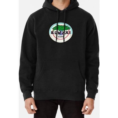 Bonzai Records - Hardcore Hoodie Bonzai Records Techno Hardcore Trance Thunderdome Deejay Disc Jockey Rave Discoteque