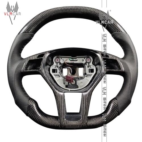 Private custom carbon fiber steering wheel for C-class W204 E-class W212