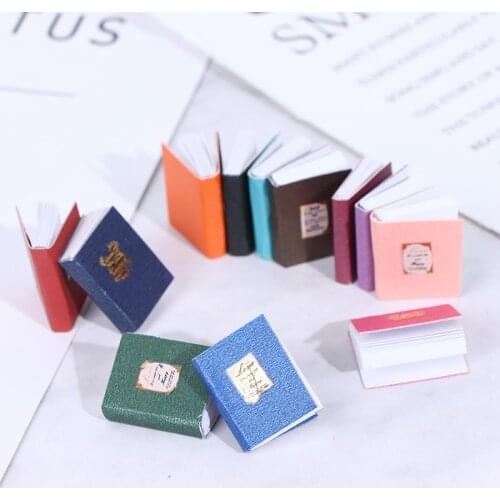 1/12 Miniature Book for Doll Miniature Scene Model Dollhouse Accessories for Doll Birthday Gifts Accessories