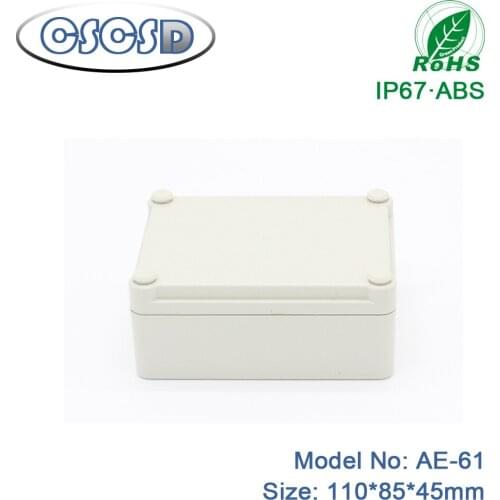 1pcs/lot 110*85*45mm pcb box 85mm control box case and pcb enclosure abs enclosure for medical device plastic enclosure abs box
