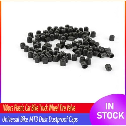 100Pcs/Lot Universal Tubeless Tyre Wheel Stem Air Valve Caps Car Tire Valve Caps Auto Truck Bike MTB Dust Dustproof Caps