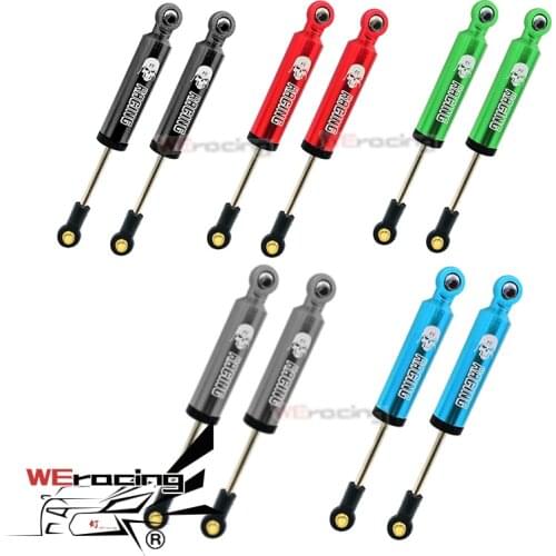 4PCS ALUMIUNM OIL SUSPENSION SHOCKS ABSORBER INTERNAL SPRING DAMPERS 90mm For SCX10 D90 WRAITH TRX-4 90046 RC CAR