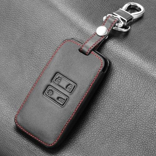 Genuine Leather Key Cover for Renault KOLEOS Kadjar Grand Scenic 2019 2017 for Samsung QM5 Key Case for Renault Arkana A Duster