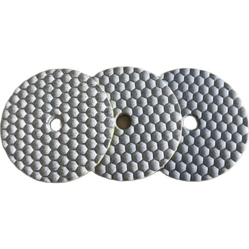 4 inch Dry Polishing Pad Sharp Type Flexible Diamond Polishing Pad For Granite Marble Stone Sanding Disc