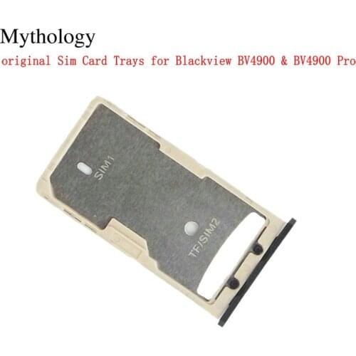 For Blackview BV4900 Pro Sim Card Trays Sim Card Holder BV4900 IP68 Rugged Mobile Phone Original Card Slot
