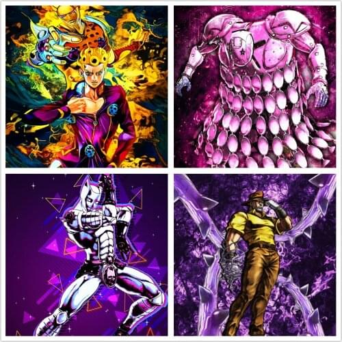 Canvas Poster HD Printed Painting JoJos Bizarre Adventure Japan Anime Pictures Modular For Living Room Home Decoration Wall Art