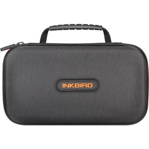 Inkbird Party Storage Carry Case Storage Box compatible for IBT-6XS Bluetooth Wireless Thermometer with Side Accessories Pocket