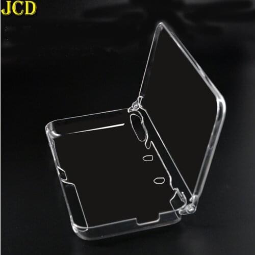 JCD Lightweight Rigid Plastic Clear Crystal Protective Hard Shell Skin Case Cover For Nintend New 2DS XL LL Games Console