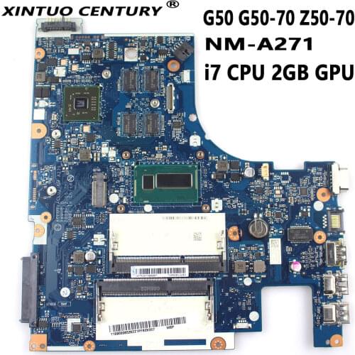 ACLU1 ACLU2 NM-A271 G50-70 notebook mainboard For Lenovo V1000 ideapad G50 G50-70 Z50-70 Laptop motherboard With i7 CPU 2GB GPU